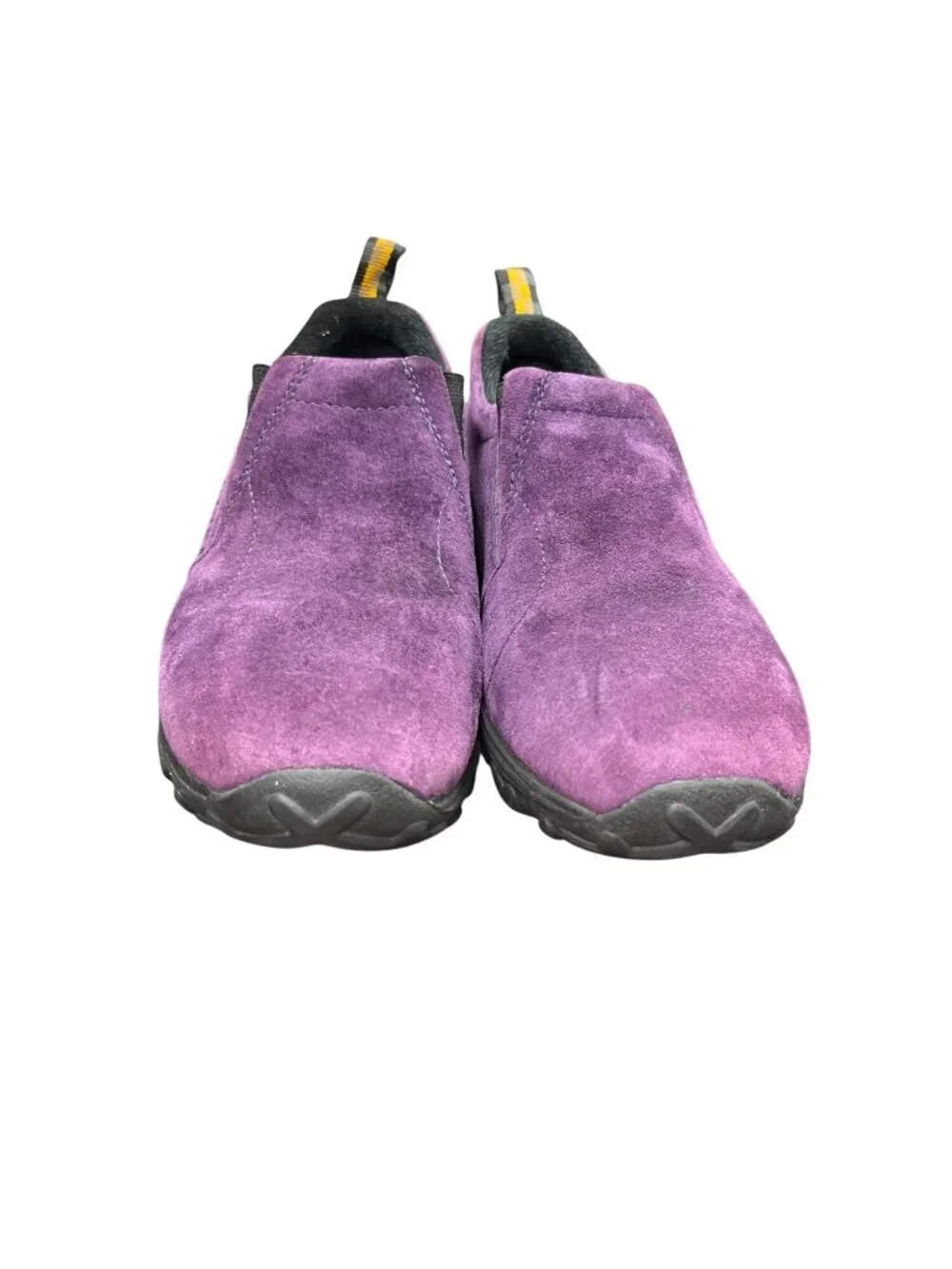 Merrell kids suede purple moc slip on casual hiking shoes sz 5 SKU 10-795